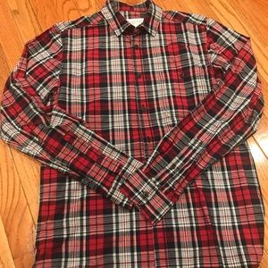 Men’s size small plaid button up shirt
